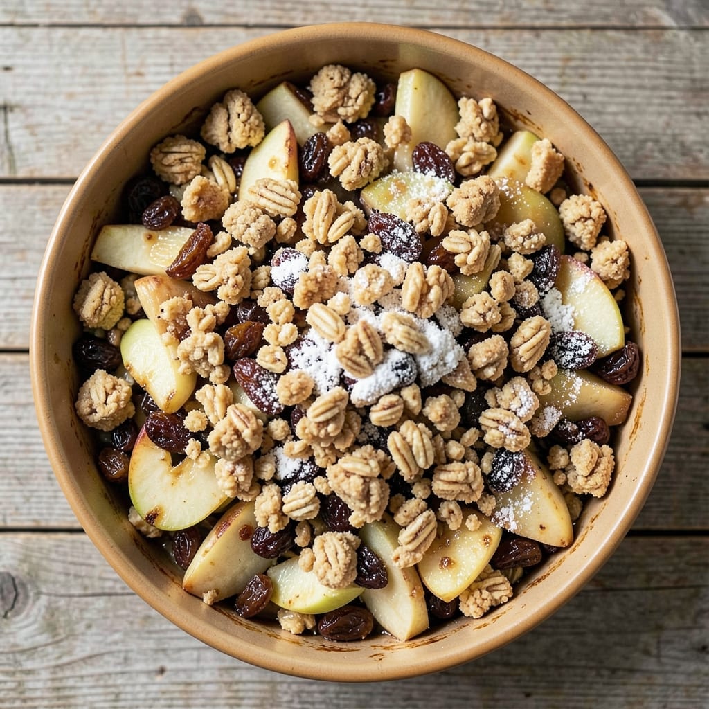 Apple Raisin Crumble Recipe: Warm Spiced Topping Over Soft Fruit Filling