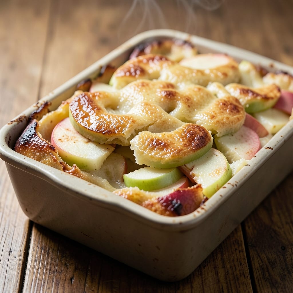 Apple Clafoutis Loaf Recipe: Vanilla-Infused Bake With Caramelized Fruit Top