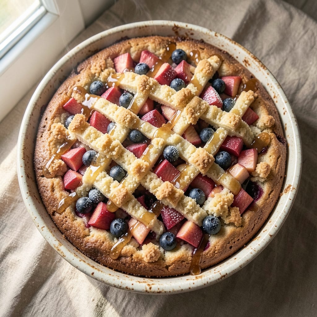 Apple Blueberry Coffee Cake Recipe: Spiced Streusel Swirls and Moist Layers