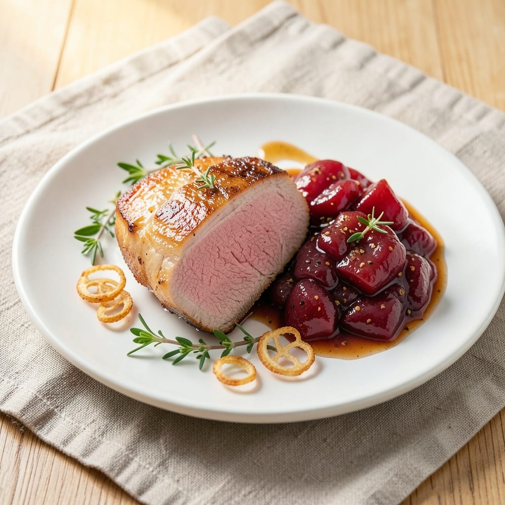 Apple Compote Pork Recipe: Sweet-Tangy Glaze That Caramelizes in 20 Minutes