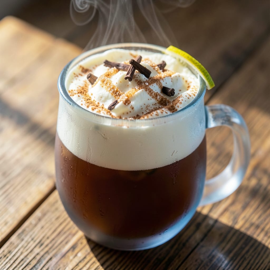 Apple Cider Night Drink Recipe: Spiced Warmth and Chilled Cream Fusion