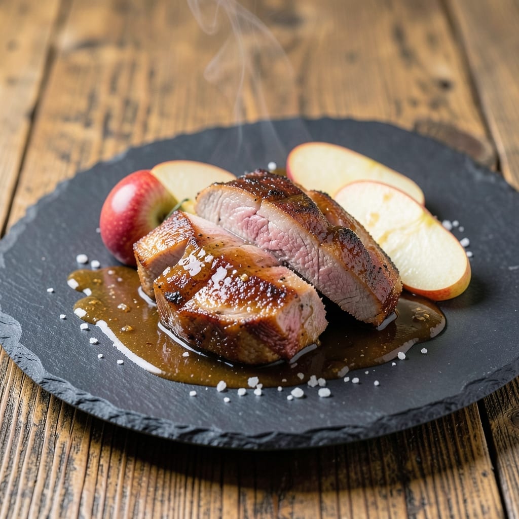 Apple Bourbon Pork Tenderloin Recipe: Smoky-Sweet Glaze That Caramelizes on the Plate