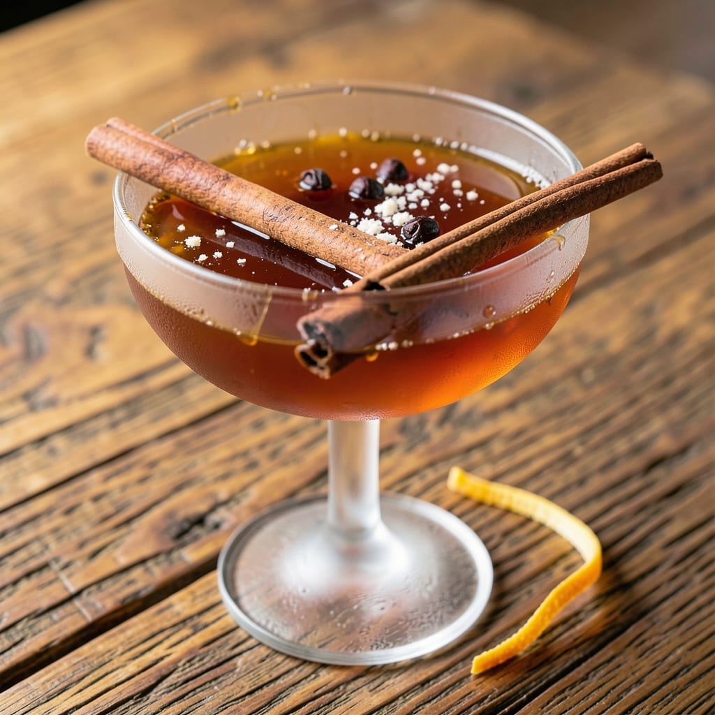 Apple Cider Moonshine Cocktail Recipe: Spiced Autumn Kick in a Glass