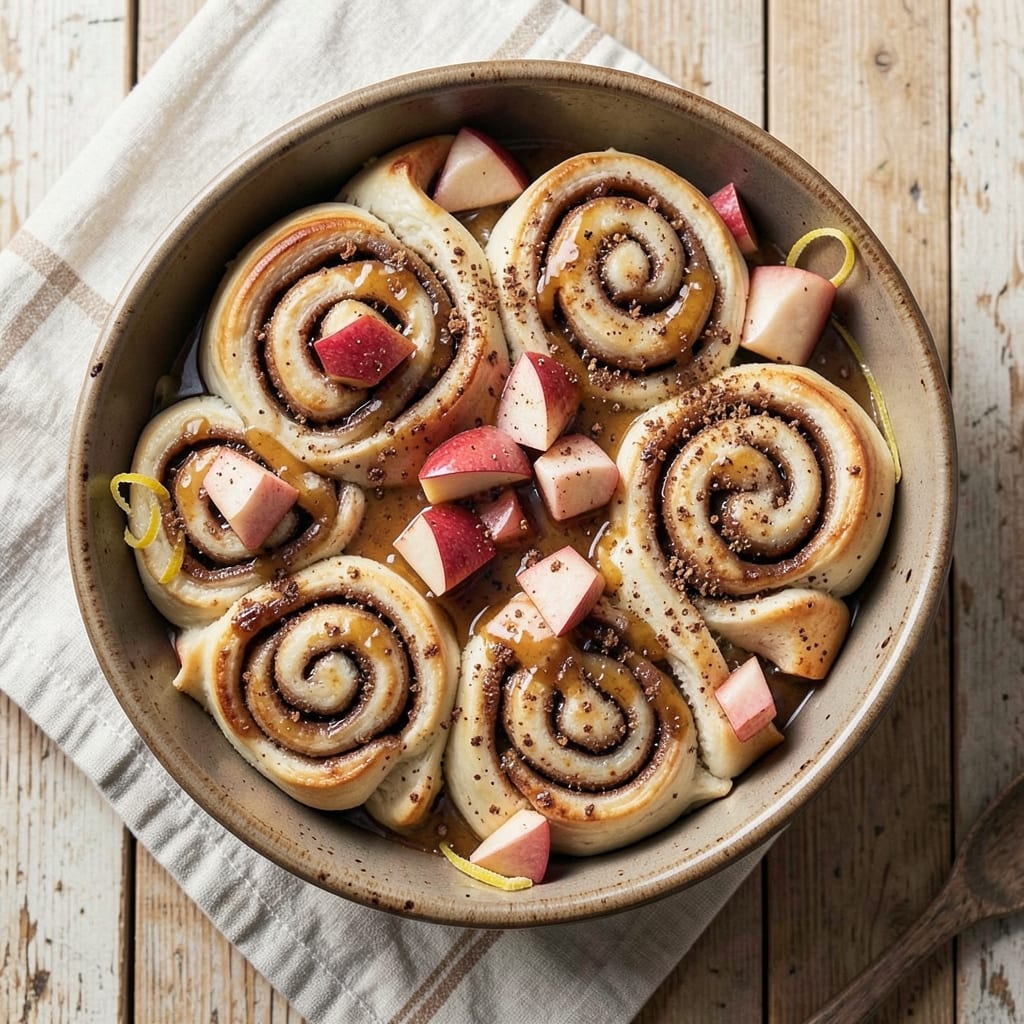 Apple Cinnamon Roll Crock Pot Recipe: Warm Spiced Breakfast Baked in One Pot