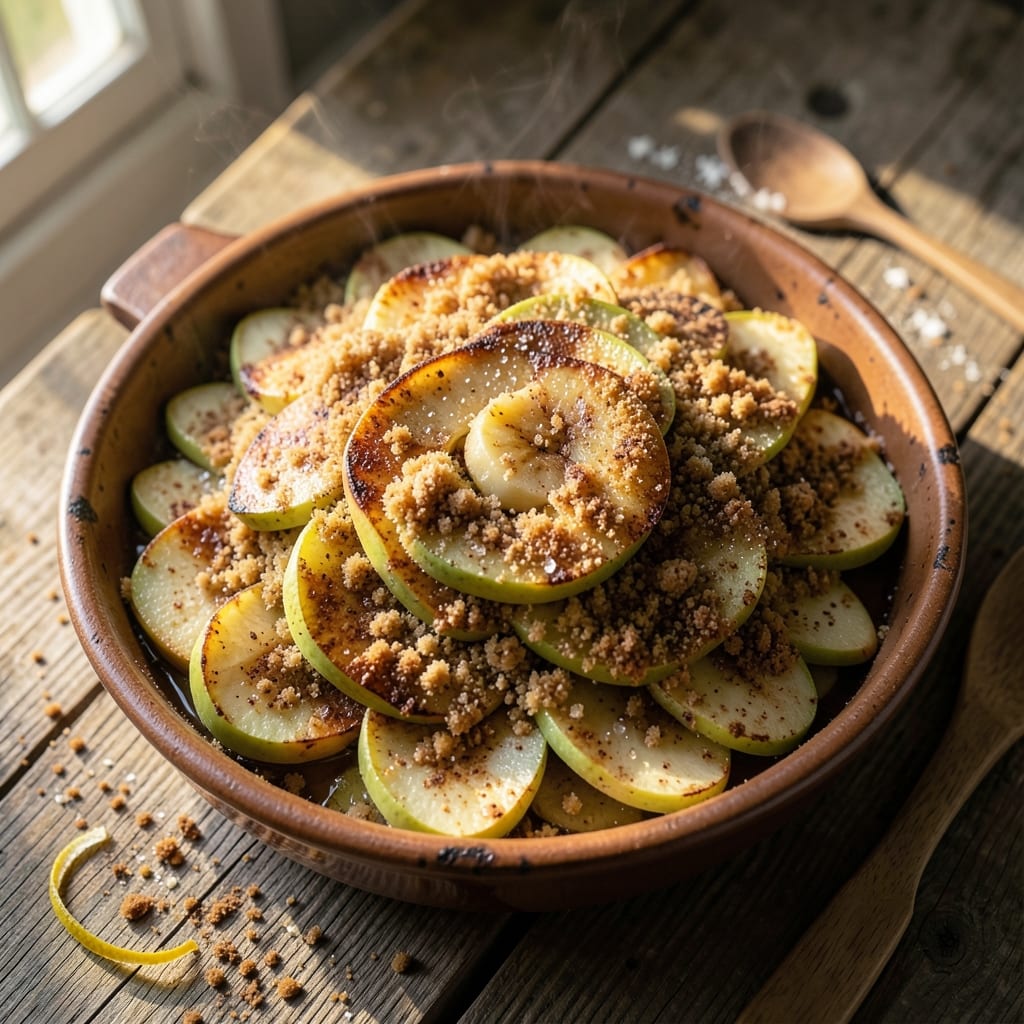 Apple Brown Betty Recipe With Bread Crumbs: Spiced Apple Crunch and Buttery Crust Harmony
