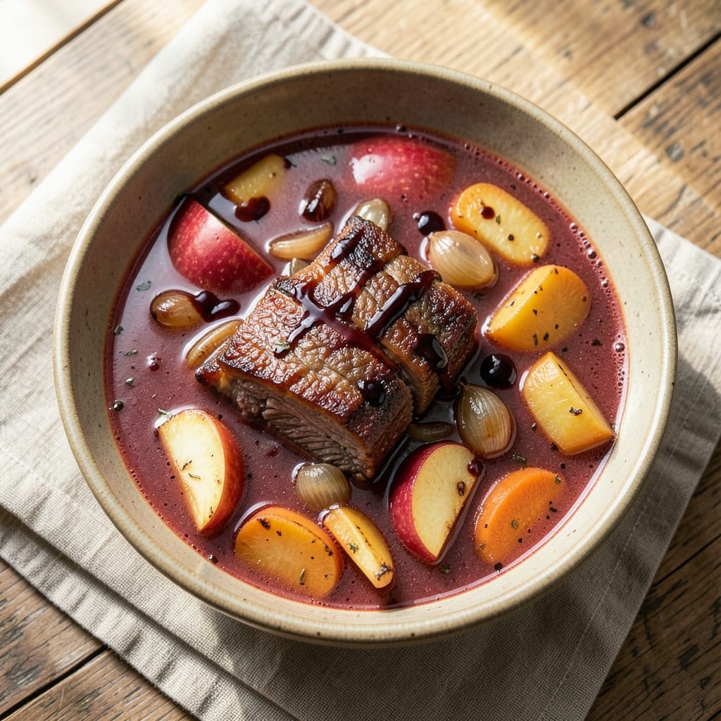Apple Carrot Beef Rib Soup Recipe: Deep Umami Broth With Tender Ribs