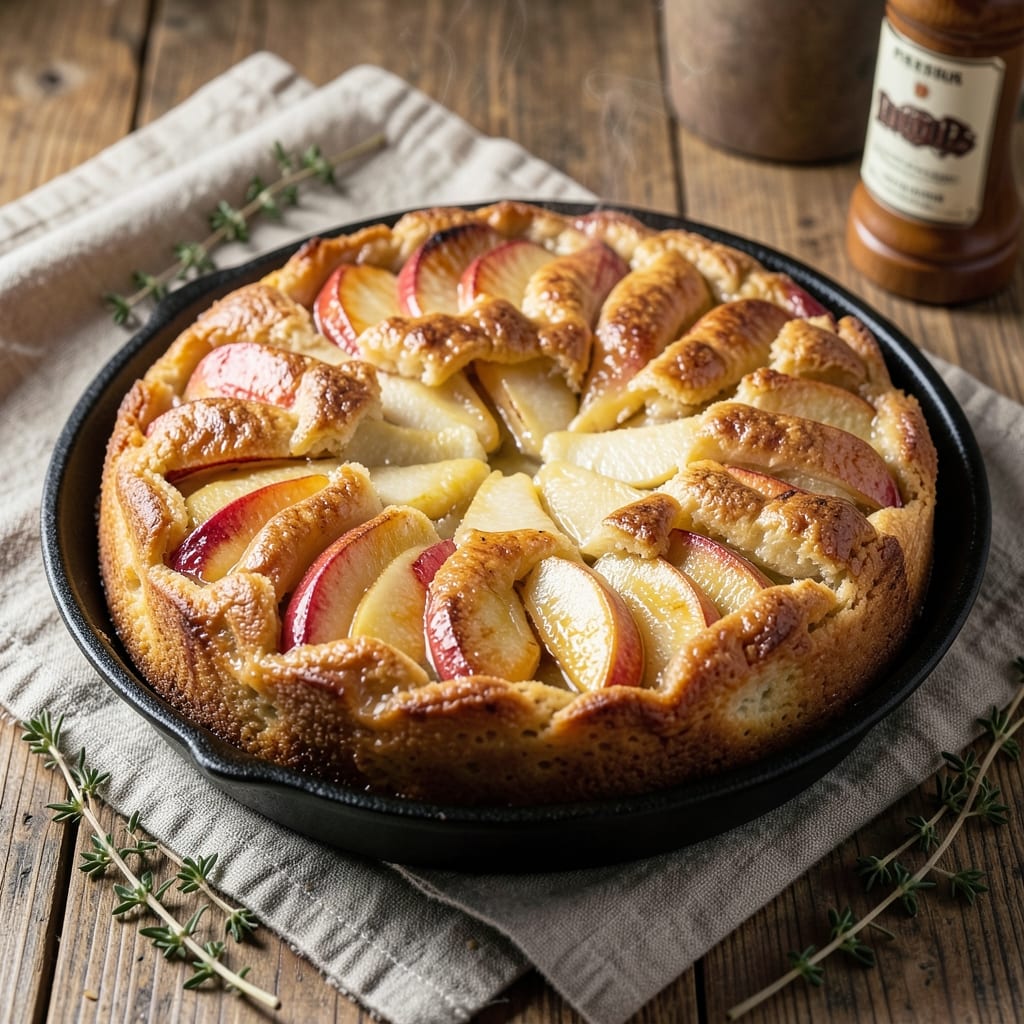 Apple and Pear Upside Down Cake Recipe: Caramelized Fruit Crown With Buttery Layers