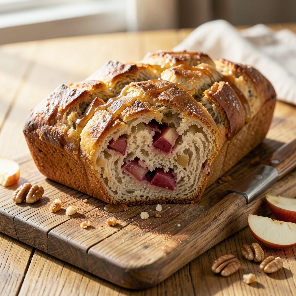 Amish Homemade Apple Fritter Bread Recipe: Warm Cinnamon-Spiced Bites Straight From the Oven