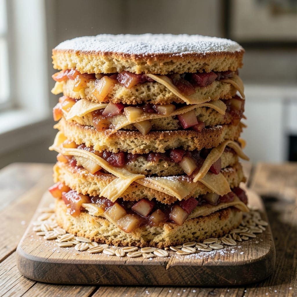 Apple Barn Stack Cake Recipe: Layered Vanilla and Apple Bliss in One Tin