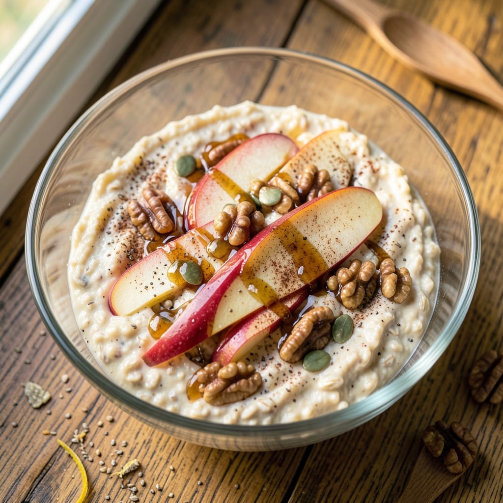 Apple Bircher Muesli Recipe: Overnight Oats with Apple-Cinnamon Crunch