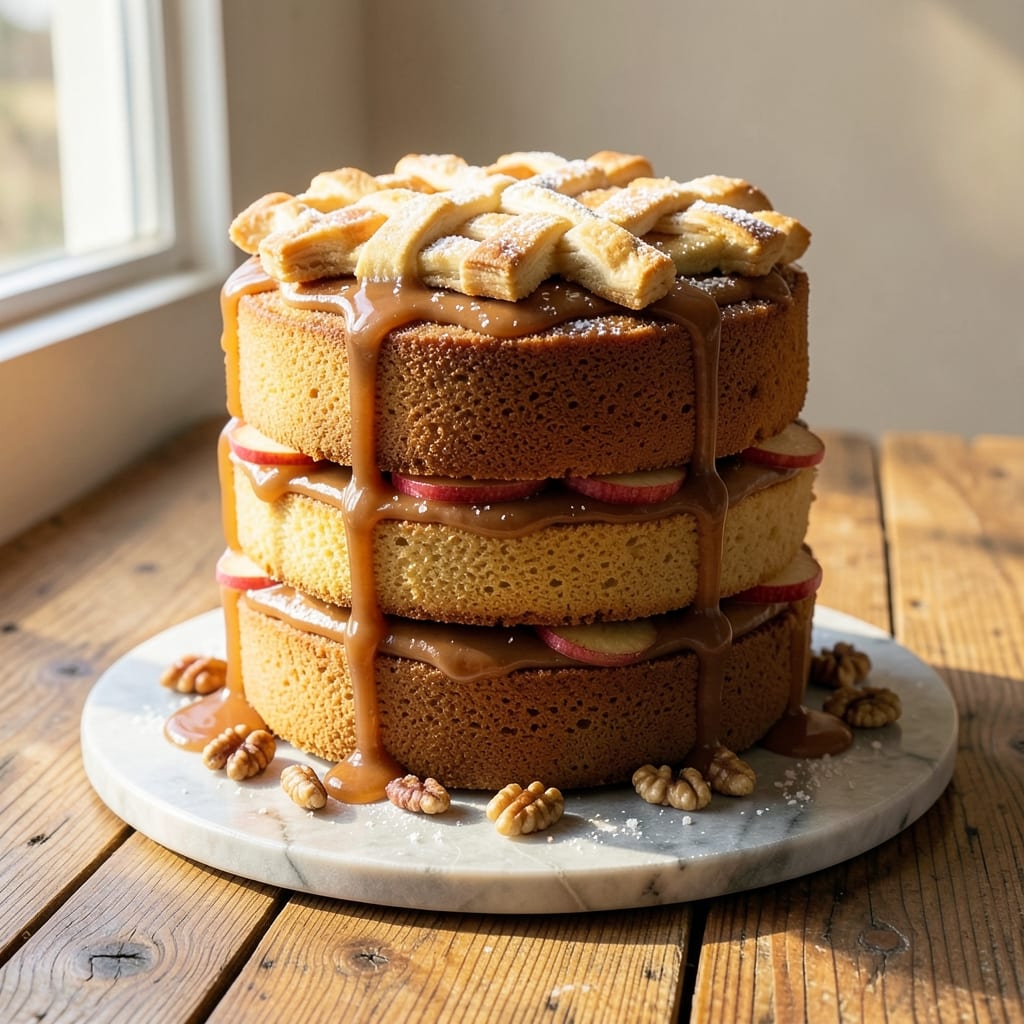 Apple Butter Stack Cake Recipe: Warm Caramelized Apple Butter Between Layers
