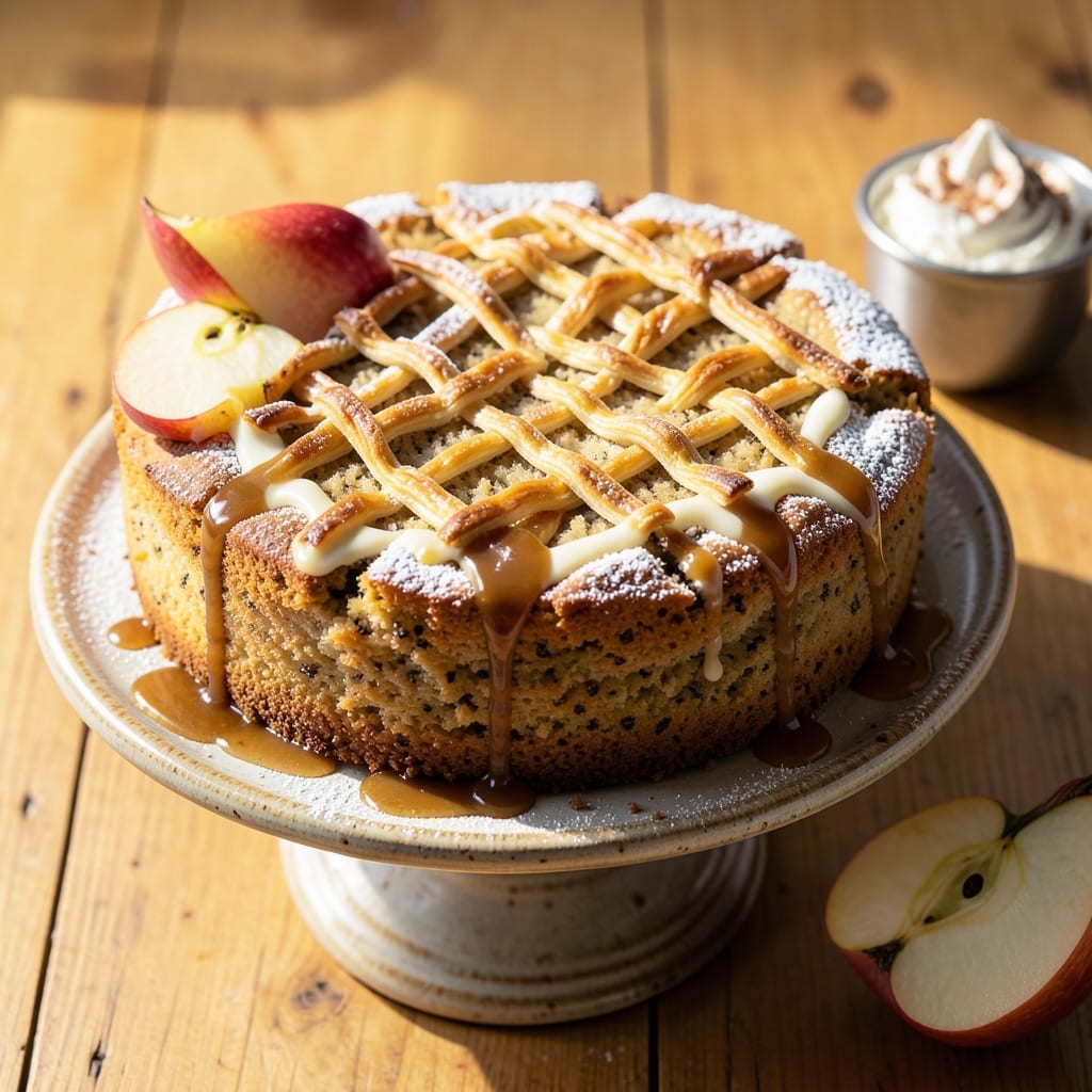 Apple Cake Indian Recipe: Spiced Cardamom and Coconut Flavor Fusion