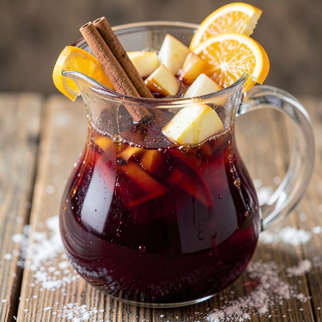 Apple Cider Sangria Batch Recipe: Spiced Apple and Wine Party Elixir