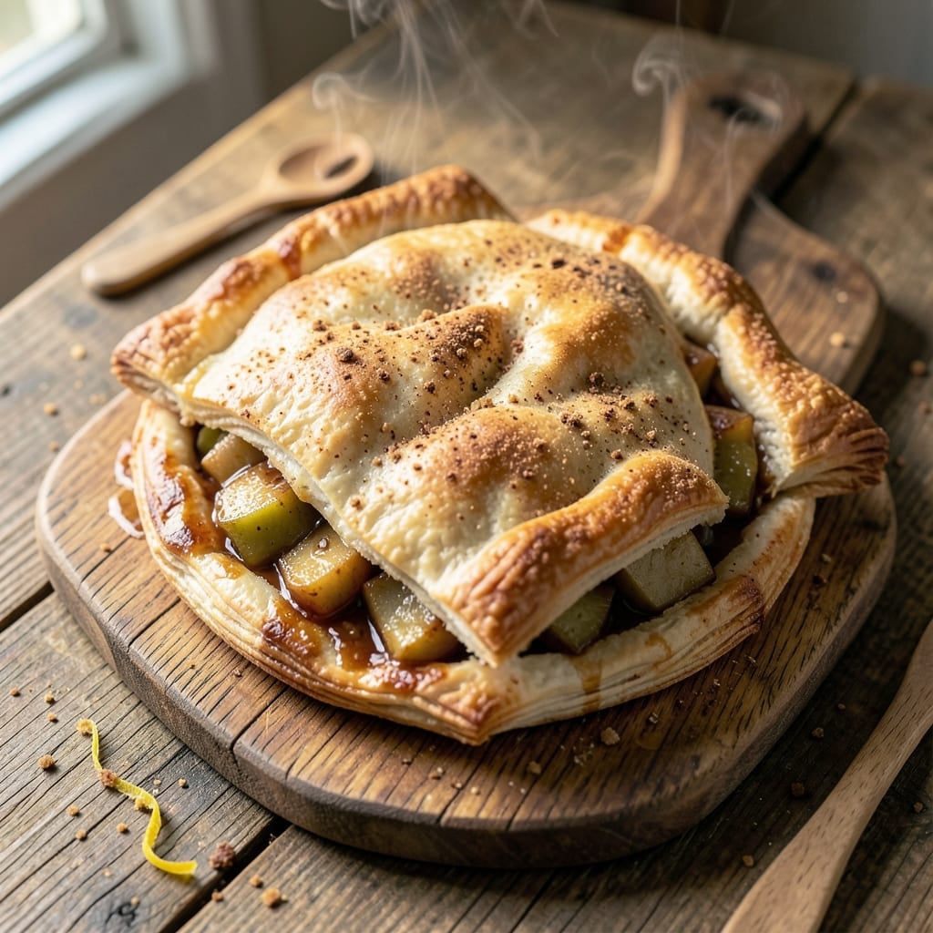 Apple Calzone Recipe: Warm Spiced Apple and Cheese Twist Baked to Golden Perfection