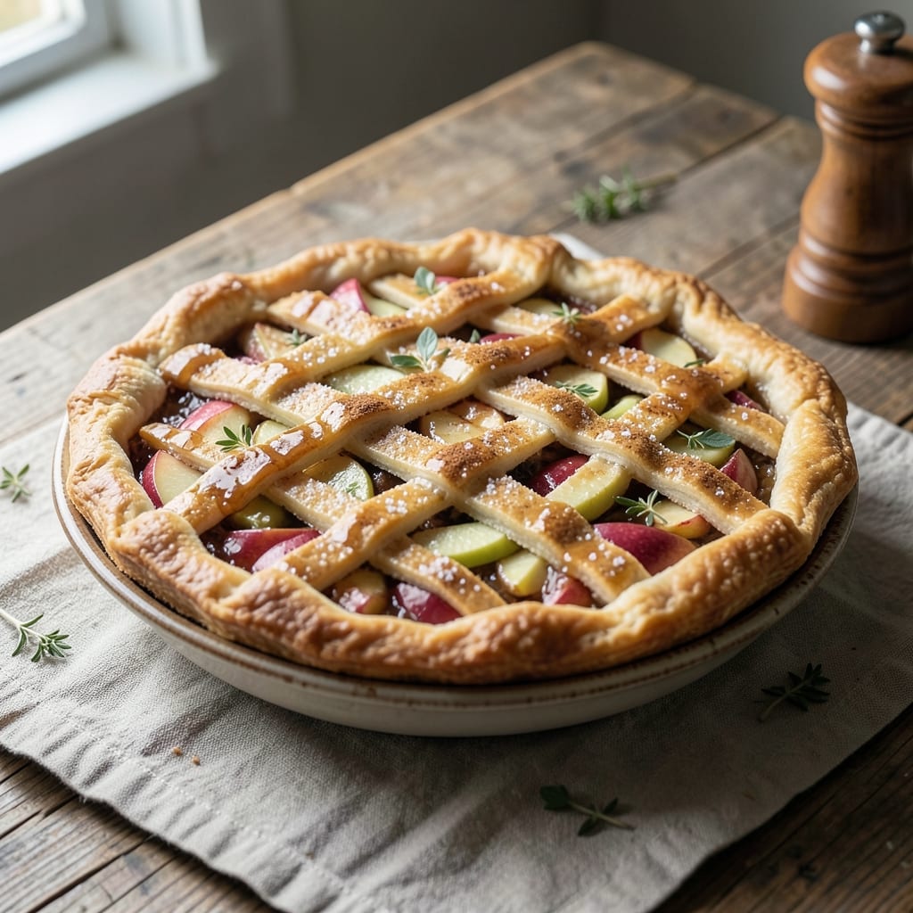 American Style Apple Pie Recipe: Buttery Lattice Crust and Spiced Apple Filling Magic