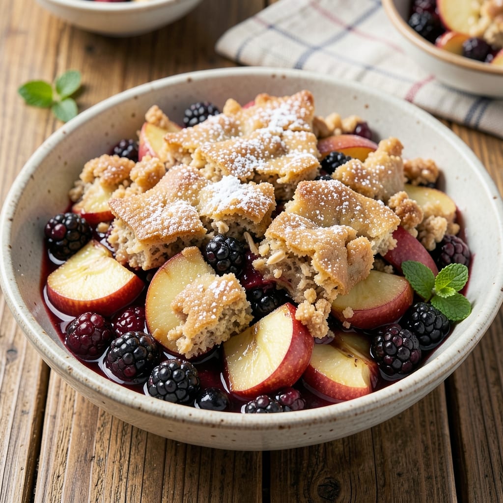Apple and Blackberry Crumble Recipe UK: Buttery Crust Meets Tart-Sweet Fruit Bliss