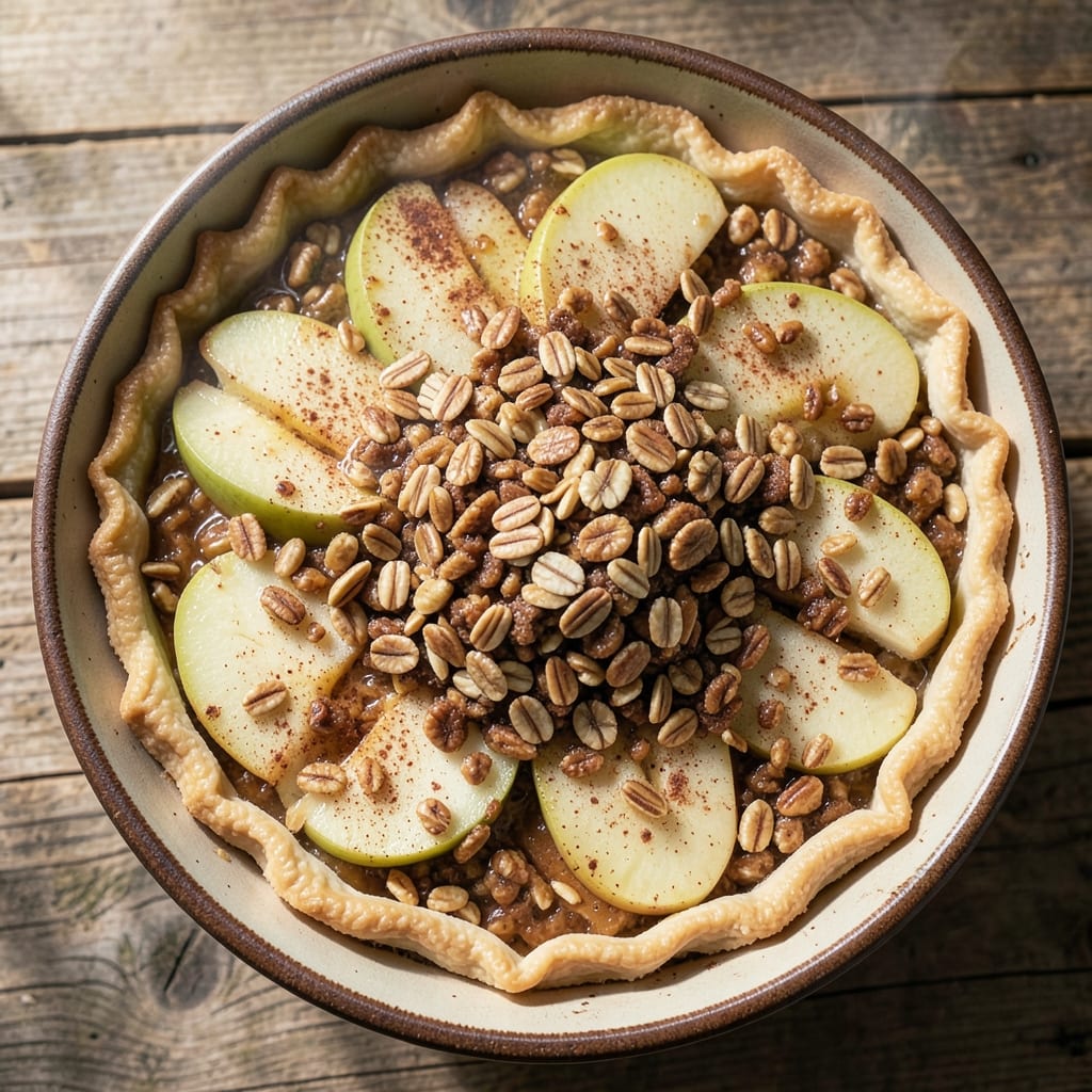 Apple Crimble Recipe: Warm Spiced Apple Crunch With Buttery Oat Topping