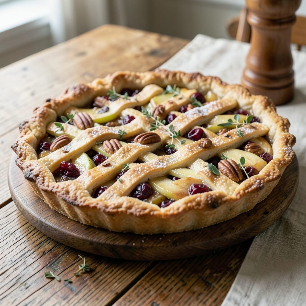 Apple Cranberry Pecan Pie Recipe: Tart-Sweet Balance With Nutty Crunch