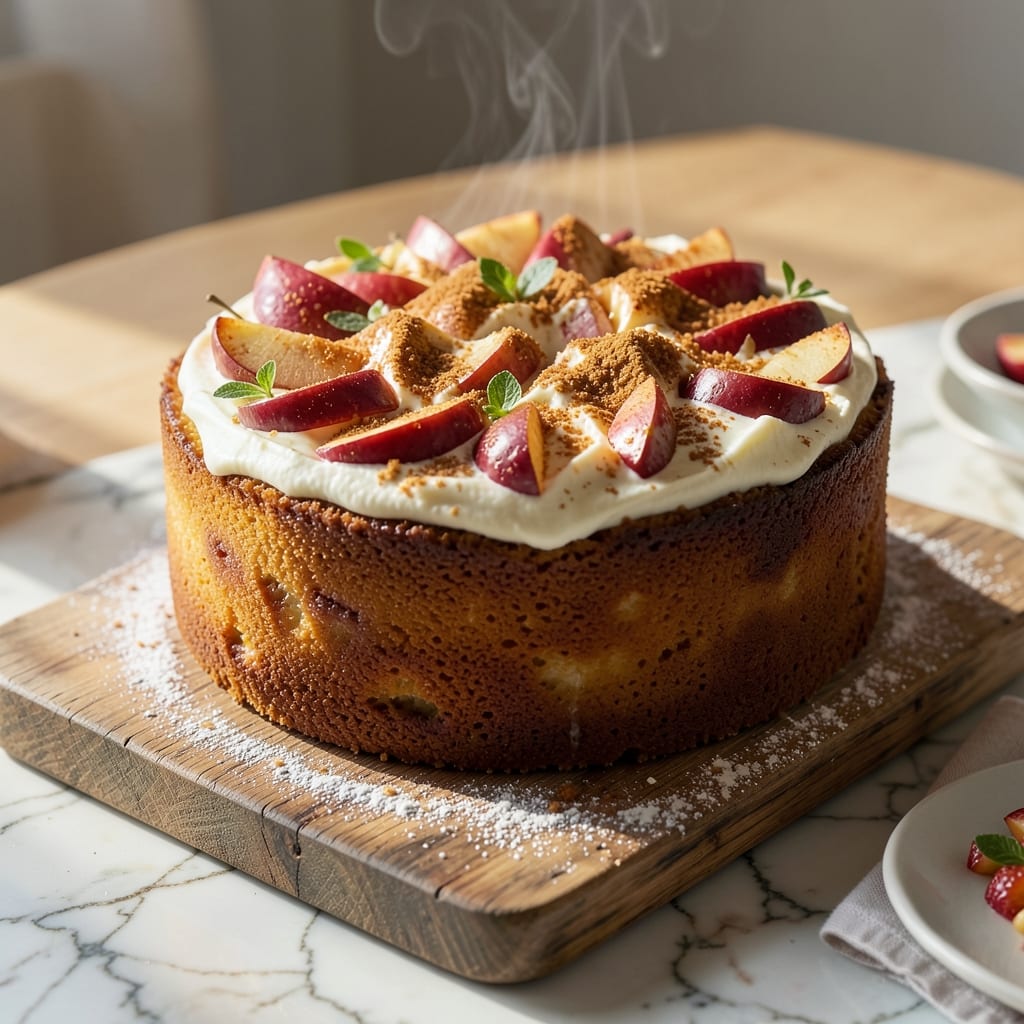 9x9 Apple Cake Recipe: Spiced Fruit Layers With Buttery Fondant Crown