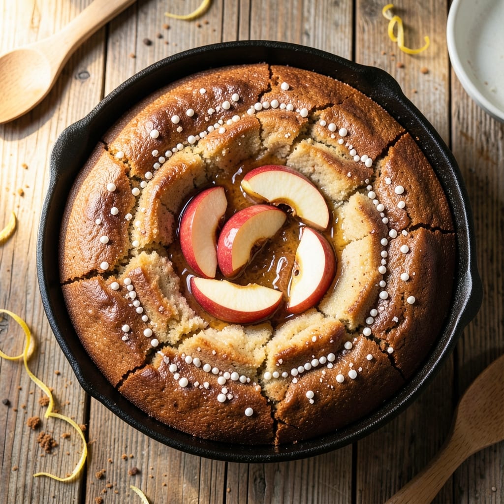 Apple Cinnamon Spoon Cake Recipe: Warm Spiced Layers with Buttery Fondant Crown