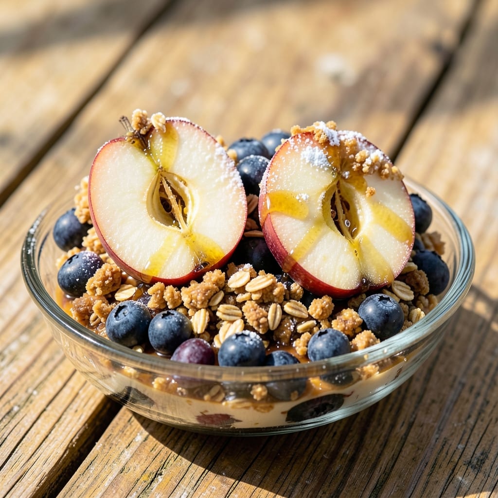 Apple Blueberry Crisp Recipe: Warm Spiced Topping Over Juicy Fruit Filling