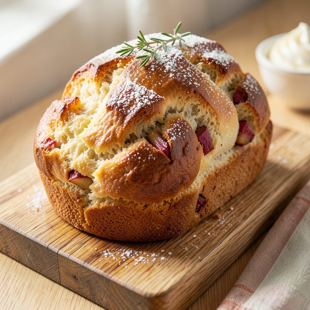 Apple Brioche Bread Recipe: Sweet Apple Swirl With Buttery Fondant Crown