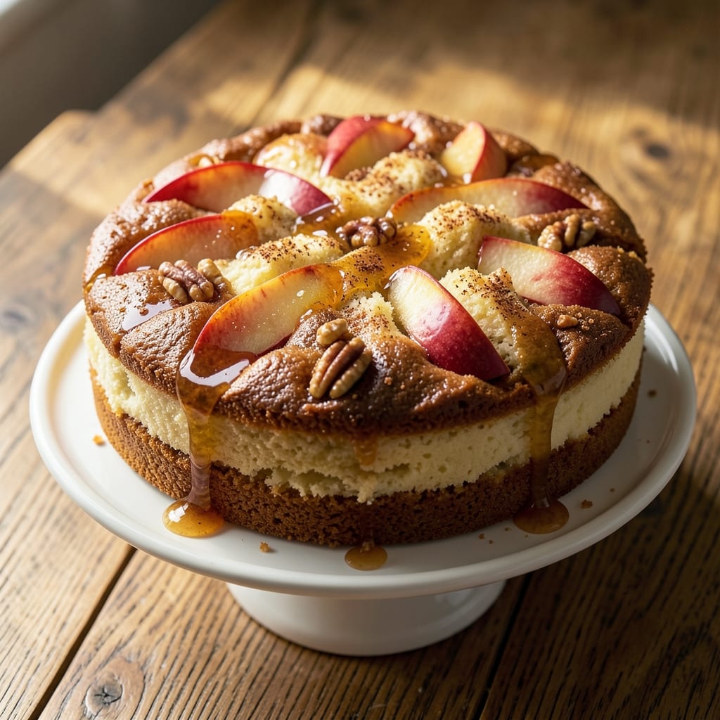 Amazing Apple Cake Recipe: Warm Spiced Layers with Buttery Fondant Crown