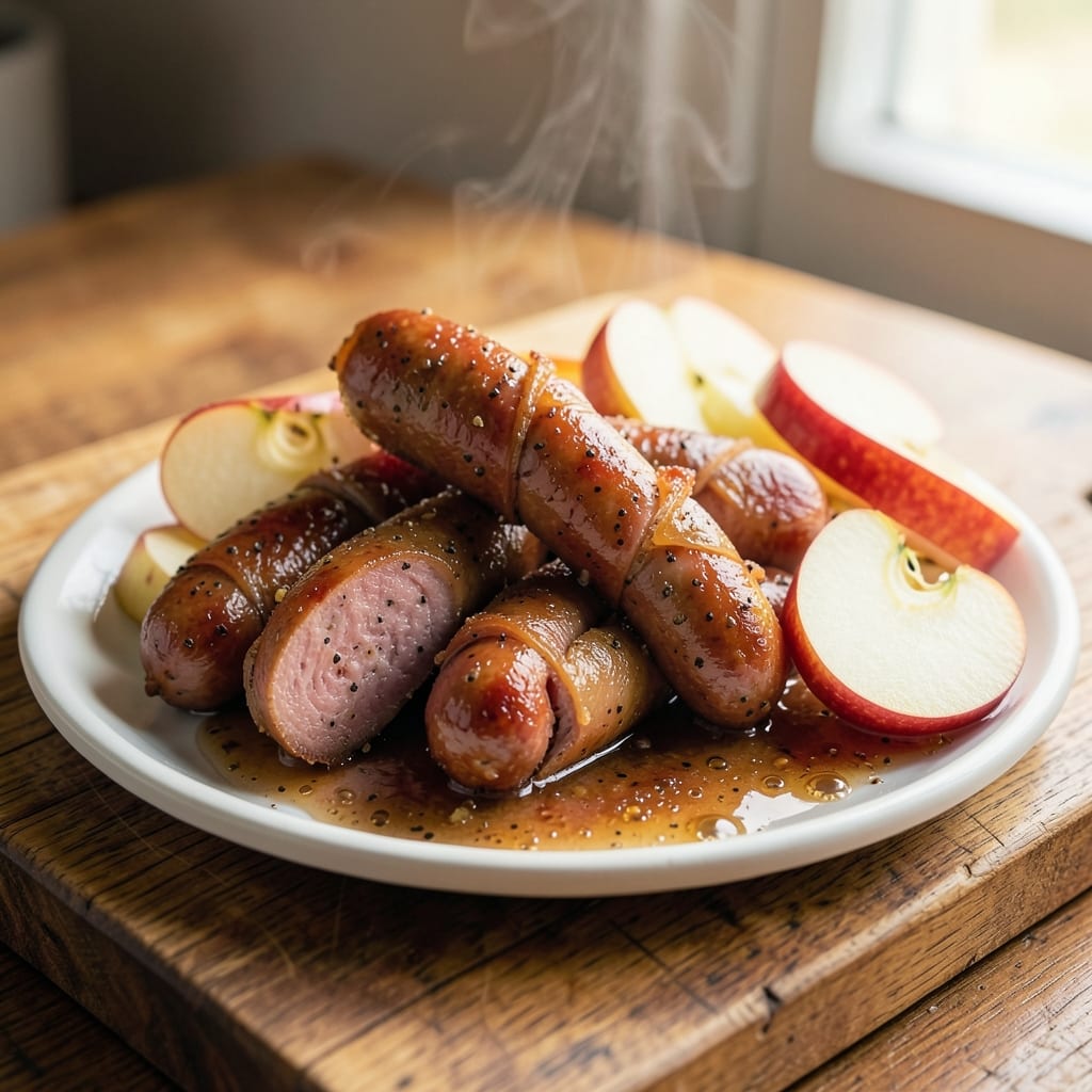 Apple Breakfast Sausage Recipe: Crispy Casing and Apple-Cider Flavor Fusion