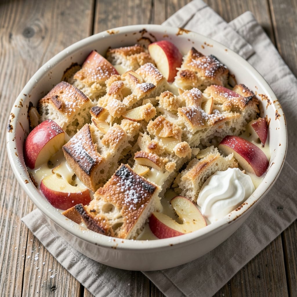 Apple Bread Pudding Recipe Pioneer Woman: Warm Spiced Apple Cinnamon Crunch in One Tin