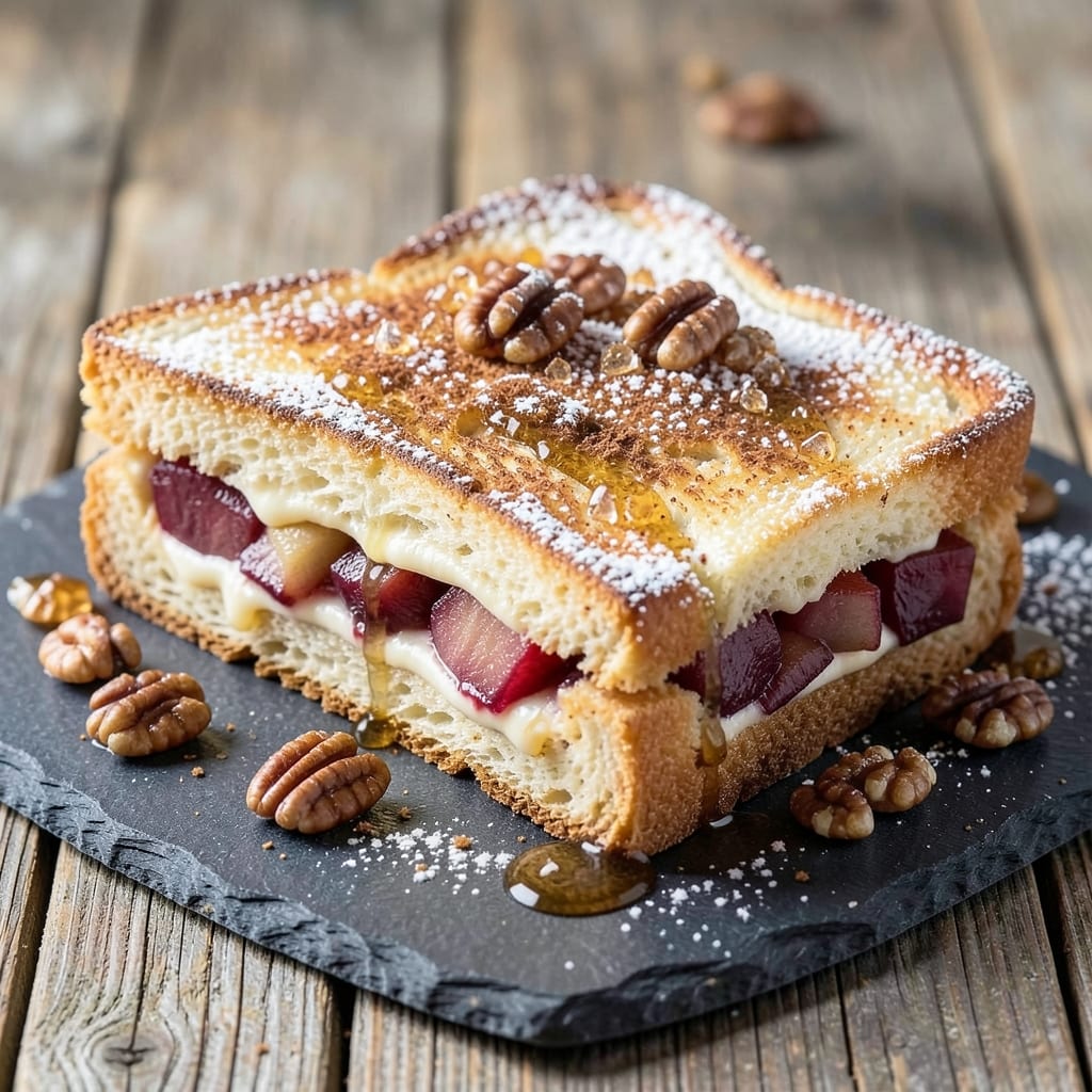 Apple Cinnamon Stuffed French Toast Recipe: Warm Spiced Apple Filling in Crispy Layers