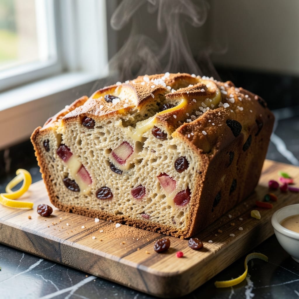 Apple Cinnamon Raisin Bread Recipe: Warm Spice Swirls and Buttery Fondant Crown
