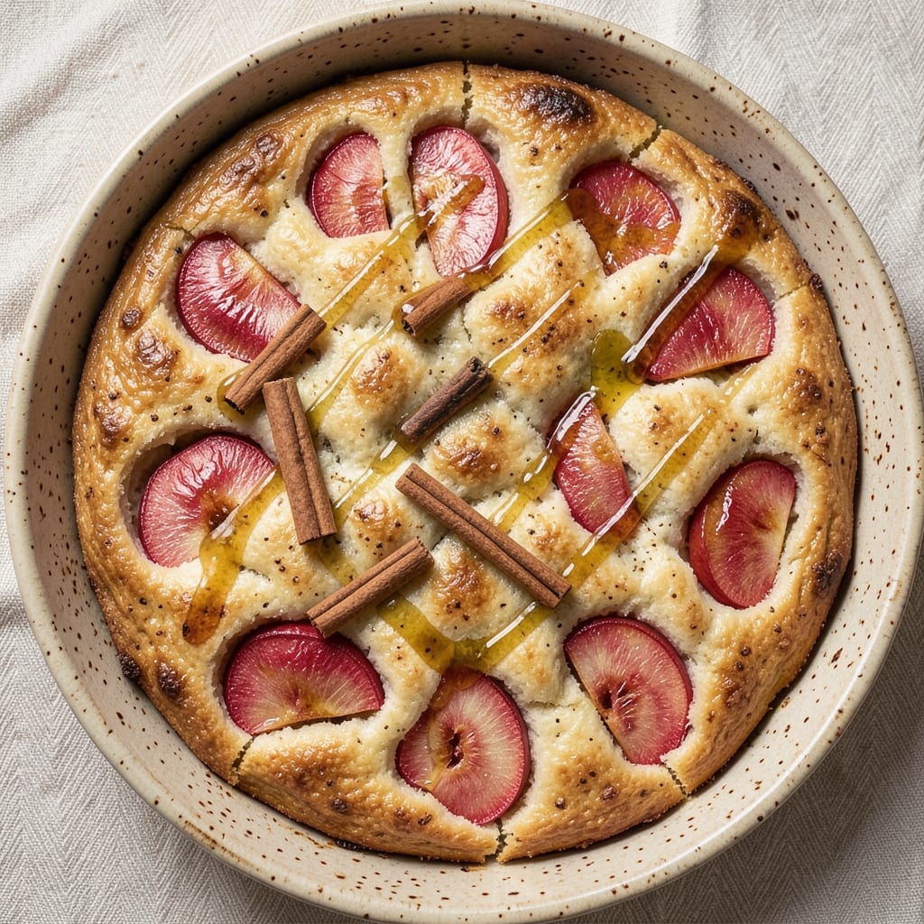 Apple Cinnamon Focaccia Bread Recipe: Warm Spice Swirls and Crusty Edges