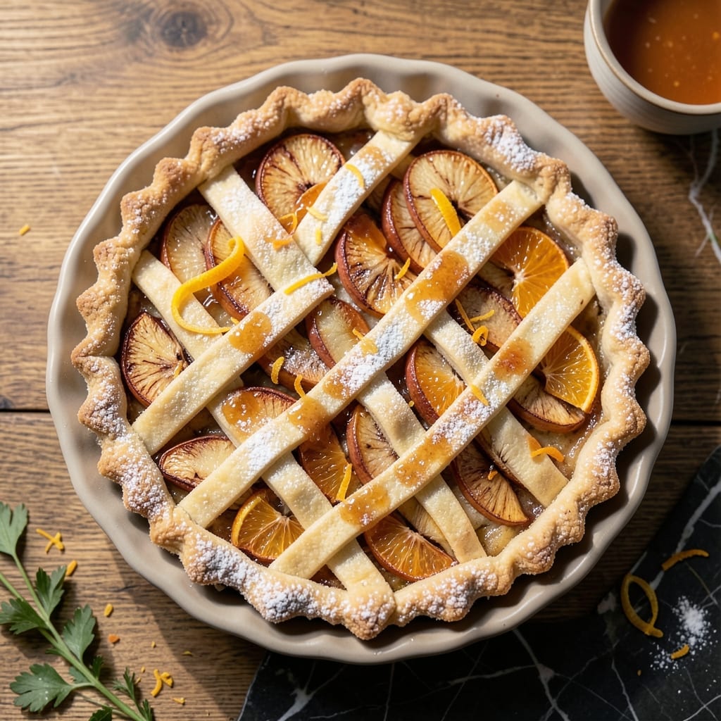 Apple and Orange Pie Recipe: Citrus Zest Crust and Spiced Fruit Harmony