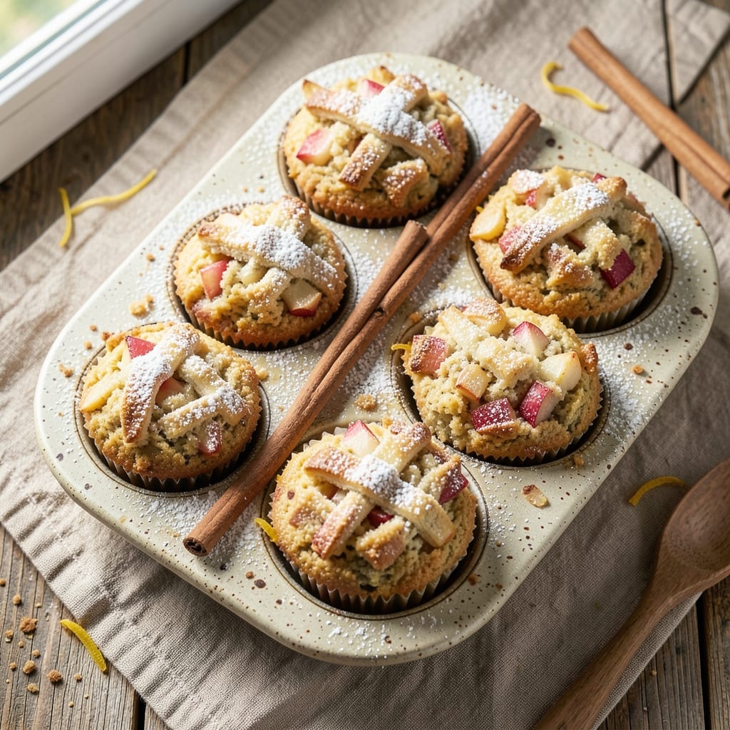 Almond Flour Apple Muffins Recipe: Nutty-Crumb Topped With Caramelized Fruit