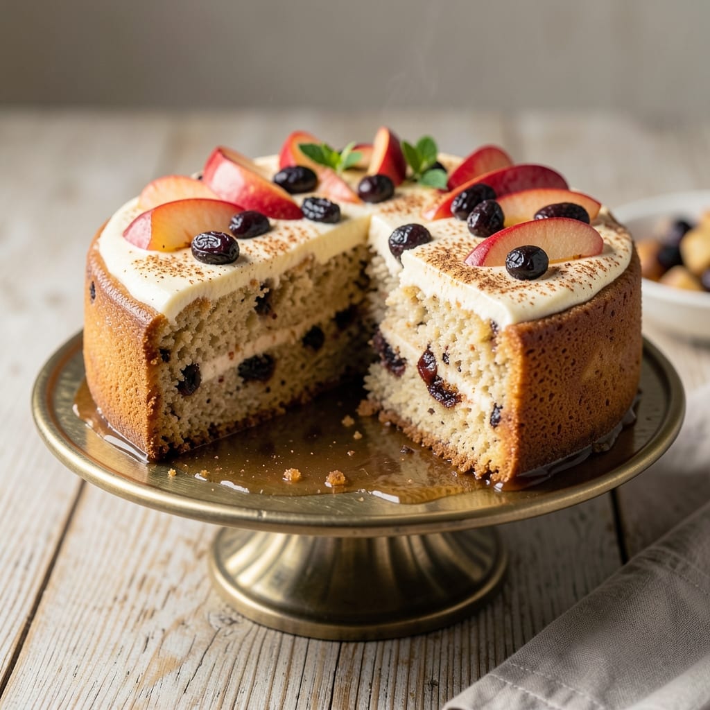 Apple Cinnamon Raisin Cake Recipe: Warm Spice Swirls and Moist Crumb
