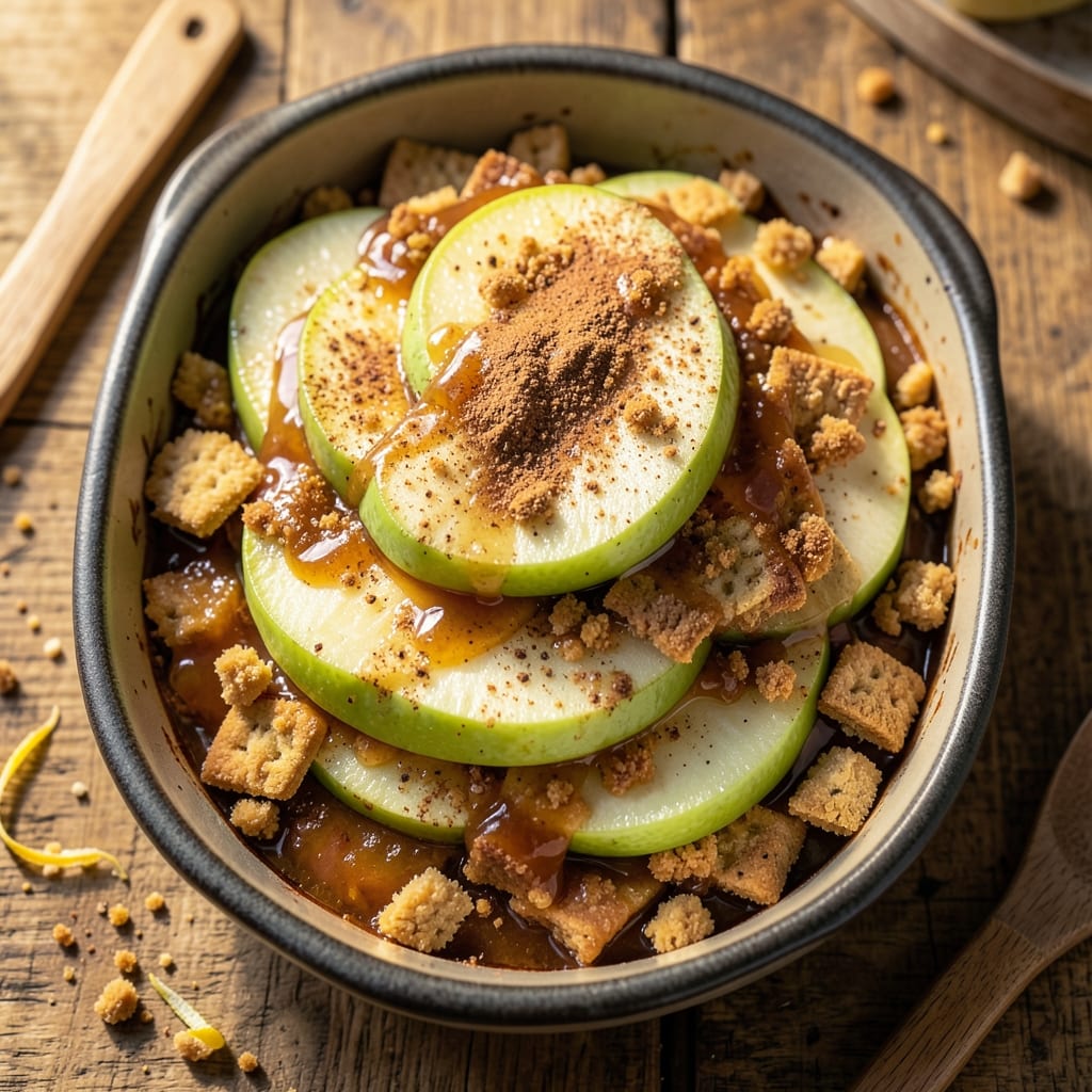 Apple Brown Betty Recipe With Graham Crackers: Warm Spiced Apple-Crumble Harmony