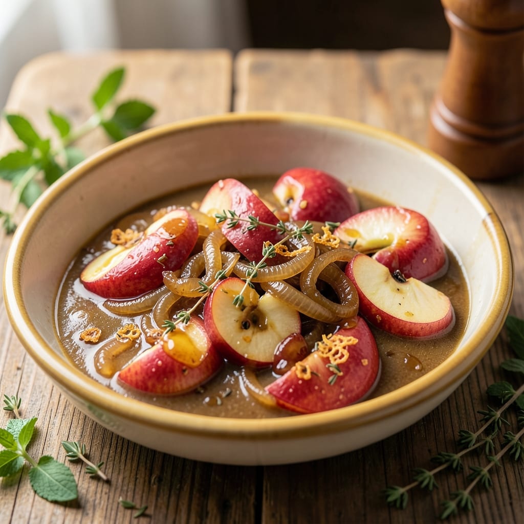 Apple and Onion Gravy Recipe: Savory-Sweet Balance for Meat Dishes