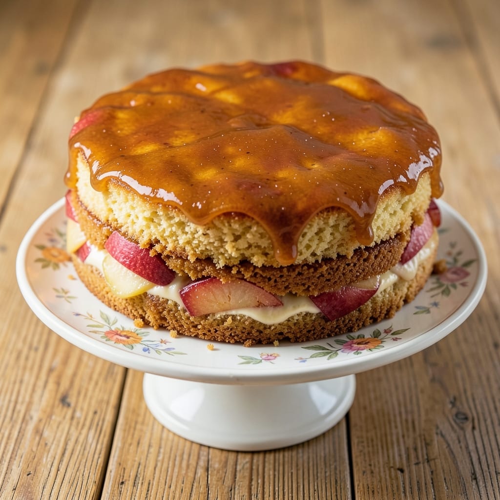 Apple Cake Recipe With Condensed Milk and Flour: Ultra-Moist Layers and Caramelized Sweetness