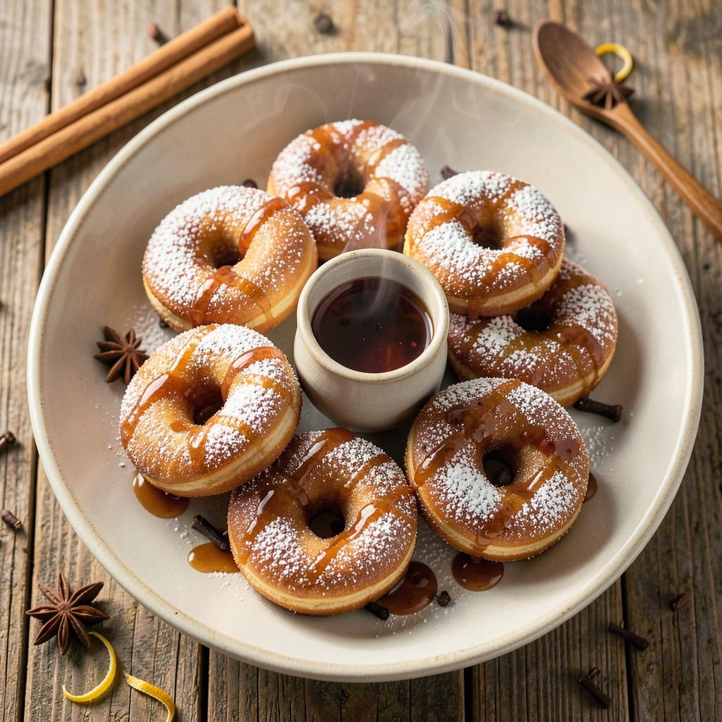 Apple Cider Donuts Recipe: Vermont-Style Spiced Bites With Caramel Drizzle