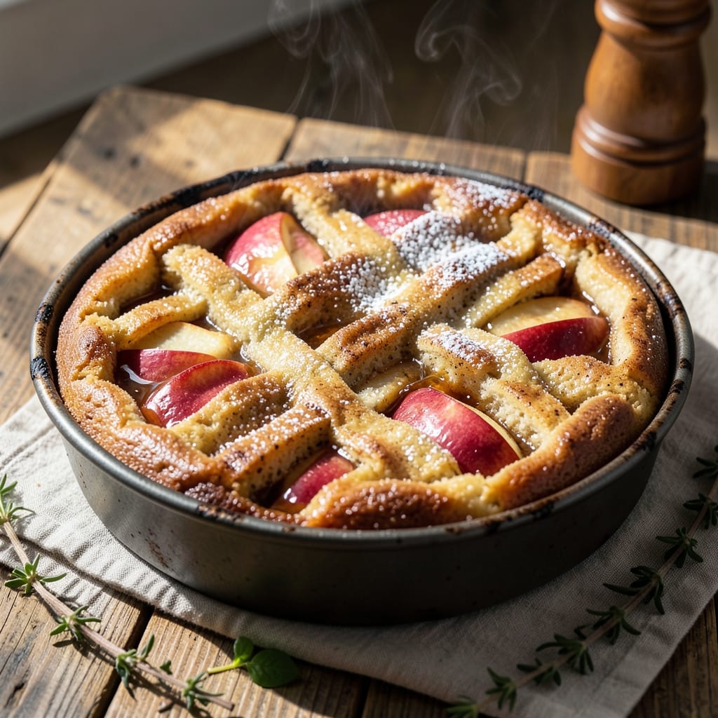Apple Cinnamon Upside Down Cake Recipe: Caramelized Fruit Topping That Never Burns