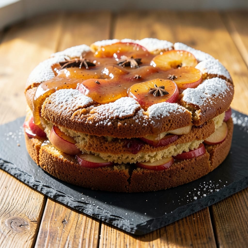 Apple Christmas Cake Recipe: Spiced Fruit Layers and Buttery Fondant Crown Magic