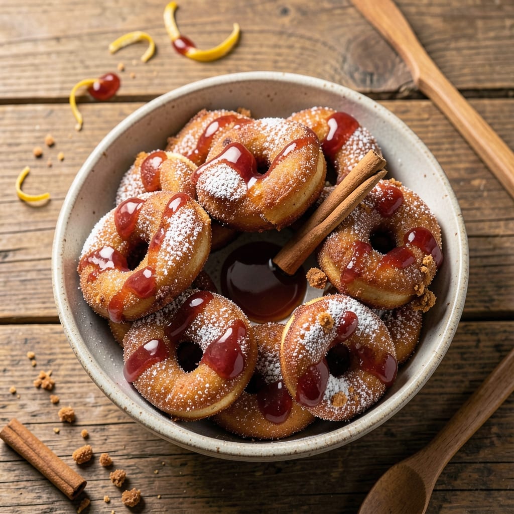 Apple Cider Cinnamon Donuts Recipe: Warm Spiced Bites With Caramel Drizzle