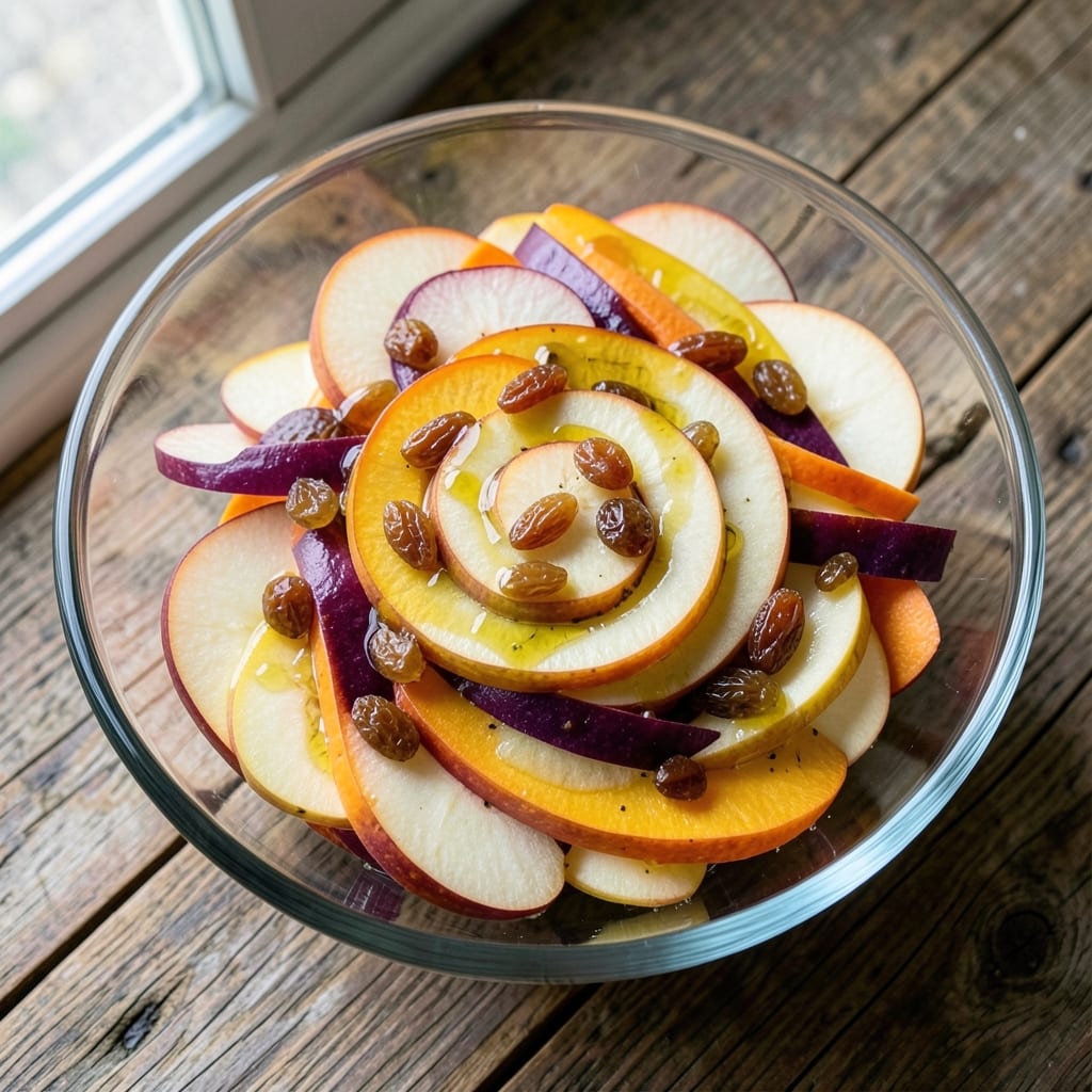 Apple Carrot Raisin Salad Recipe: Sweet & Savory Harvest Bowl with Citrus Dressing