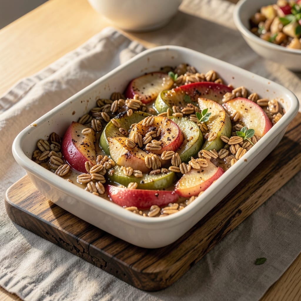 Allspice Apple Crisp Recipe: Warmly Spiced Crunch and Melty Apple Filling