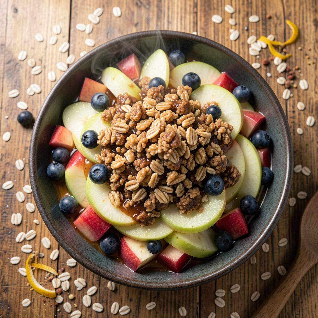 Apple Berry Crumb Moonshine Recipe: Spiced Fruit-Infused Sipper With Buttery Crunch