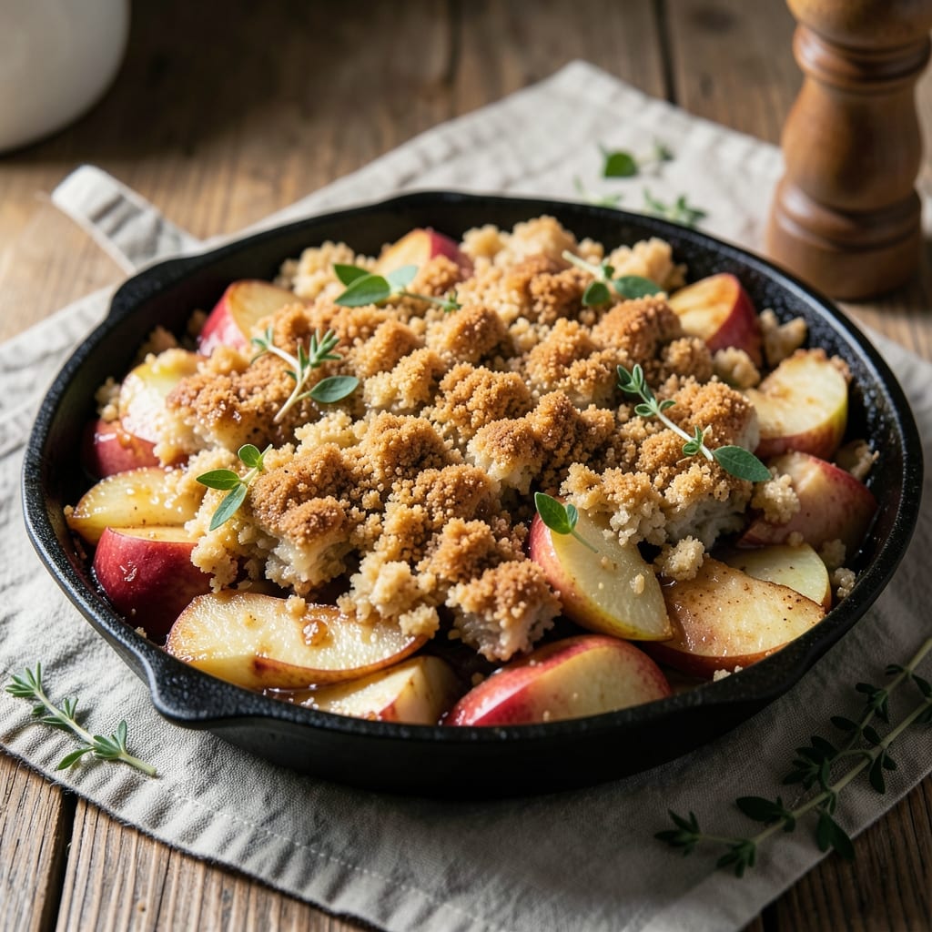 Alton Brown's Apple Cobbler Recipe: Spiced Fruit Crisp With Buttery Crust Magic