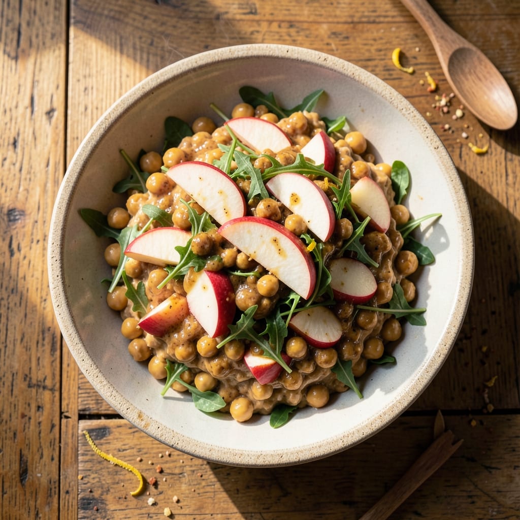 Apple Chickpea Salad Recipe: Crunchy Apple and Creamy Chickpea Harmony