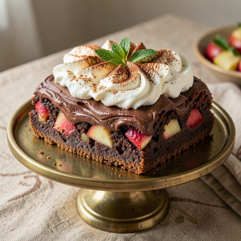 Apple Cocoa Egg Brownie Recipe: Fudgy Cocoa Depth With Eggy Moisture