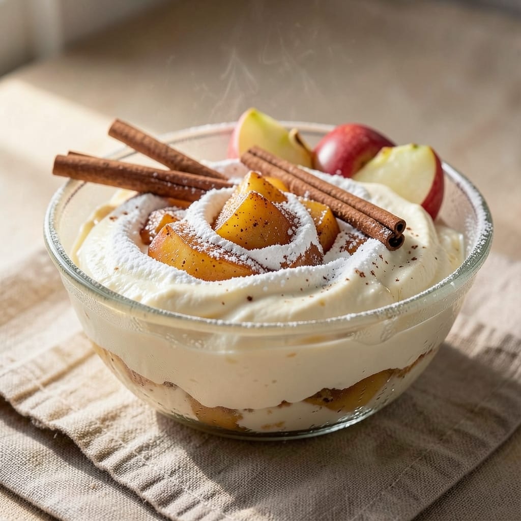 Apple Cheesecake Dip Recipe: Warm Spiced Apple and Melty Gouda Bites