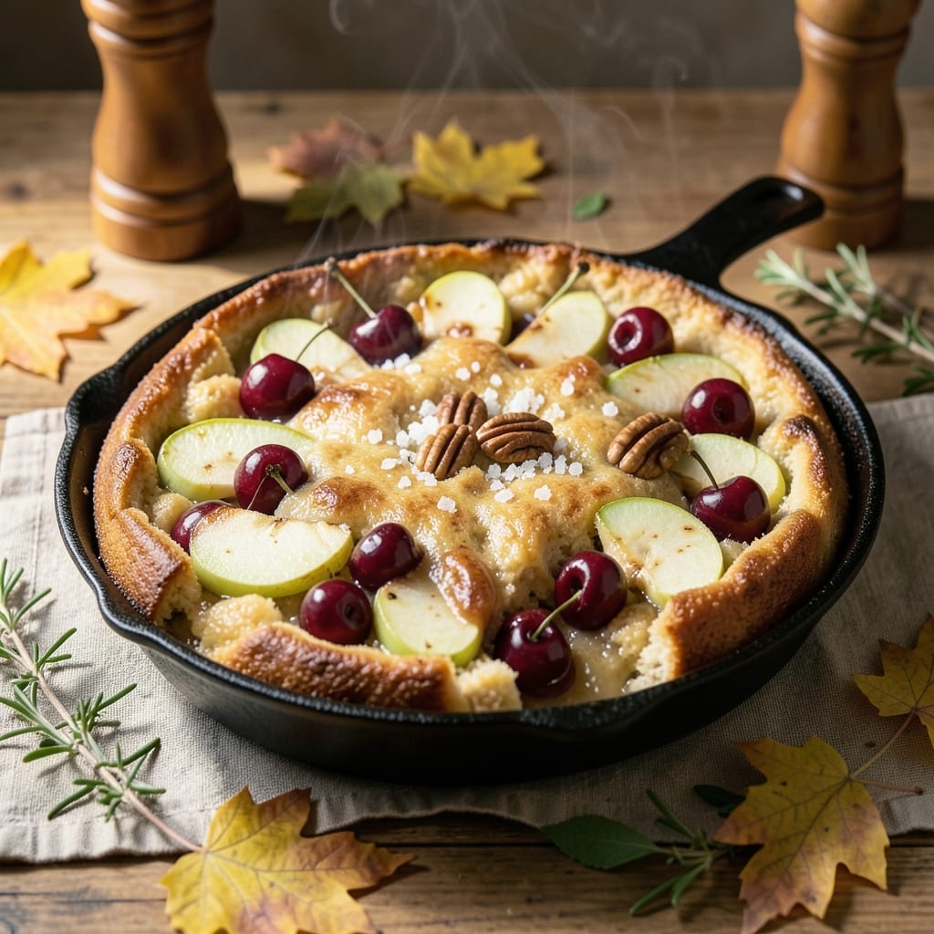 Apple Cherry Dump Cake Recipe: Warm Spiced Layers Baked in One Bowl